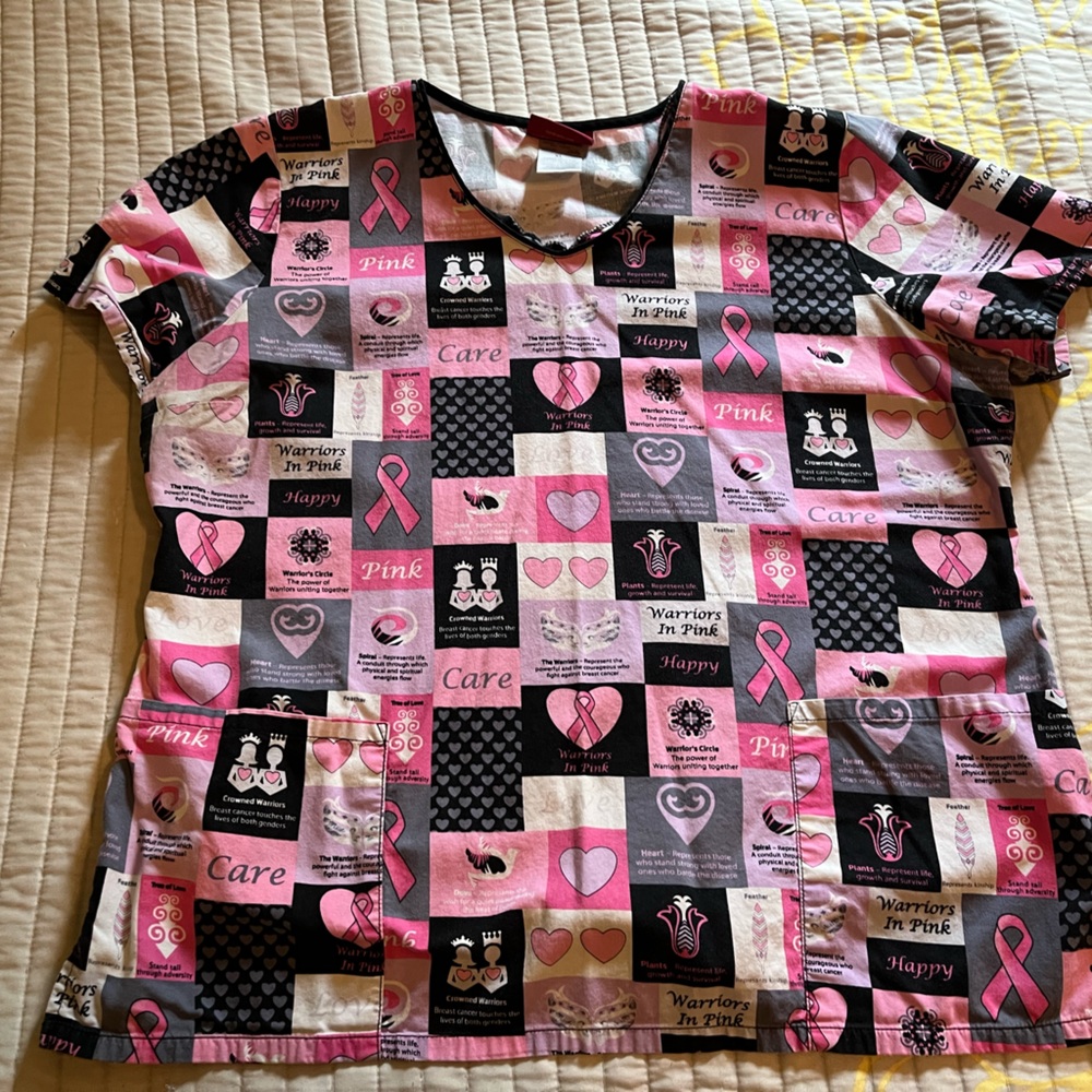Scrub top warrior